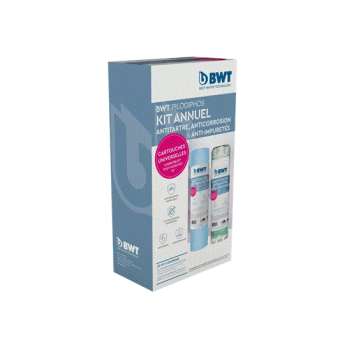 Pack annuel antitartre BWT pilodiphos (1 B.SECURE + 1 silicophosphate)|Bwt-BWT125553886