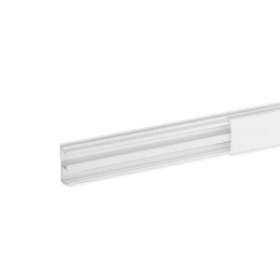 Moulure Optima TM 22x12,5 2 compartiments blanche|Iboco-IBOB08801