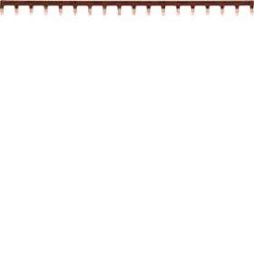 Barre de pontage 1P 63A languette 10mm² marron 18M|Hager-HAGKB163PG