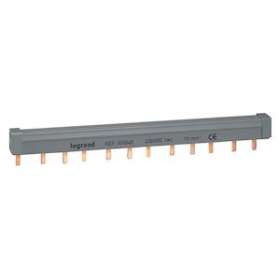Peigne d'alimentation HX³ - 3P - pour bornes à vis - L. 1 rangée - 4 modules|Legrand-LEG404942