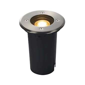SOLASTO (EARTHLUX), rond, encastré de sol ext., QPAR51, Inox 304, GU10 6W|SLV-DC5227680