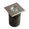 BOUNTY 2 carré inox GU10/GU5.3 IP65
