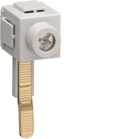 Borne de raccordement rallongée 1P languette 1x35mm²|Hager-HAGKF83C
