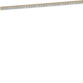 Barrette laiton sans socle L992mm 129X10-16mm univers+support et connexion 250 A|Hager-HAGK162F