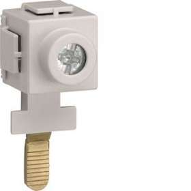 Borne de raccordement 1P languette 1x35mm²|Hager-HAGKF83A