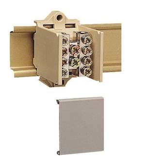 Bloc de jonction 125A 1P 2X25 + 4X16 + couvercle de protection|Hager-HAGK018