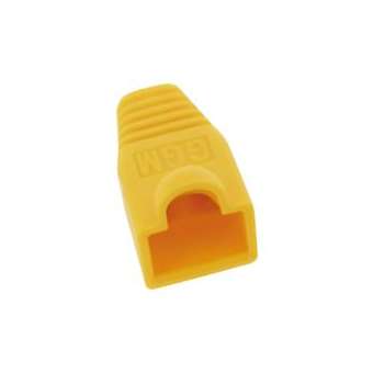 Lot de 10 manchons RJ45 Jaune|Gigamedia-GGM2105XM45J