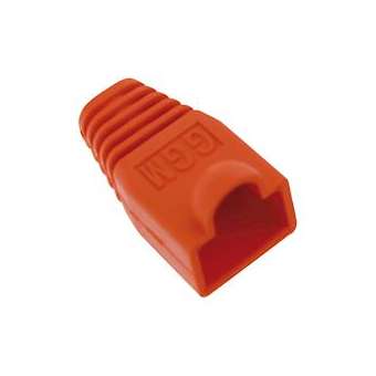Lot de 10 manchons RJ45 Rouge|Gigamedia-GGM2105XM45R