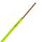 Fil rigide H07V-U 1G2.5 Vert-jaune couronne de 500m