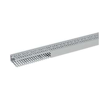 Goulotte Segma 40mmx80mm - Pas de 6mm à 6,5mm - 1 couvercle - Longueur 2m - PVC|Planet wattohm-PLW21166