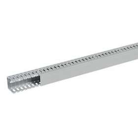 Goulotte Segma 40mmx40mm - Pas de 6mm à 6,5mm - 1 couvercle - Longueur 2m - PVC|Planet wattohm-PLW21155