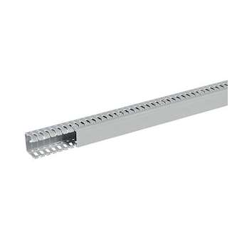 Goulotte Segma 40mmx40mm - Pas de 6mm à 6,5mm - 1 couvercle - Longueur 2m - PVC|Planet wattohm-PLW21155