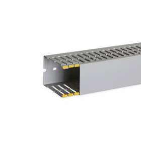 Goulotte de câblage au pas de 12,5 T1-D 60x80 grise|Iboco-IBOB12522