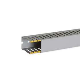 Goulotte de câblage au pas de 12,5 T1-D 40x60 grise|Iboco-IBOB12513