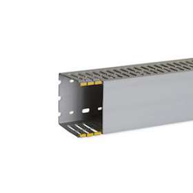 Goulotte de câblage au pas de 12,5 T1-D 80x80 grise|Iboco-IBOB12523