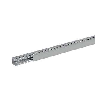 Goulotte Segma 25mmx25mm - Pas de 6mm à 6,5mm - 1 couvercle - Longueur 2m - PVC|Planet wattohm-PLW21151