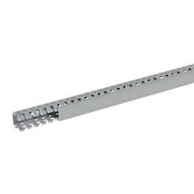 Goulotte Segma 25mmx25mm - Pas de 6mm à 6,5mm - 1 couvercle - Longueur 2m - PVC|Planet wattohm-PLW21151