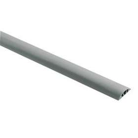Passage de plancher 50x12mm-Fond+couvercle-3 compartiments-Longueur 2m-Gris 7030|Planet wattohm-PLW12016