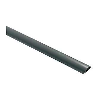 Passage de plancher 50x12mm-Fond+couvercle-3 compartiments-Longueur 2m-Gris 7016|Planet wattohm-PLW12014