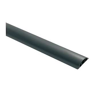 Passage de plancher 75x18mm-Fond+couvercle-3 compartiments-Longueur 2m-Gris 7016|Planet wattohm-PLW12024