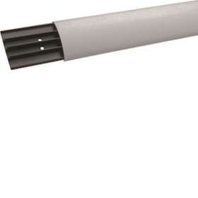 Goulotte passage de plancher officea PVC rigide h 18 x l 75 RAL 7030 gris|Hager-HAGSL1807507030