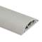 Passage de plancher 75x18mm-Fond+couvercle-3 compartiments-Longueur 2m-Aluminium