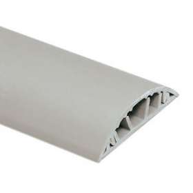 Passage de plancher 75x18mm-Fond+couvercle-3 compartiments-Longueur 2m-Aluminium|Planet wattohm-PLW12036