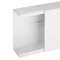 Goulotte de distribution non cloisonnable TA-E 200x80 1 compartiment blanche