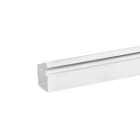 Moulure auto-adhésive avec couvercle à charnière TMR 12x12 1 compart. blanche|Iboco-IBOB00308