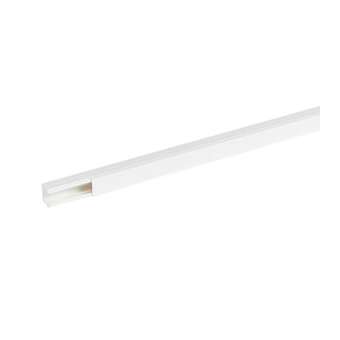 Goulotte distribution Viadis 25x25mm-Fond+couvercle-1 compart-Longueur 2m-Blanc|Planet wattohm-PLW16260