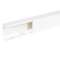 Goulotte distribution Viadis 120x60mm-Fond+couvercle-1 compart-Longueur 2m-Blanc