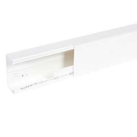 Goulotte distribution Viadis 120x60mm-Fond+couvercle-1 compart-Longueur 2m-Blanc|Planet wattohm-PLW16500