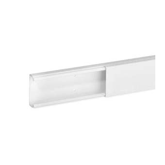 Goulotte de distribution non cloisonnable TA-E 40x17 1 compartiment blanche|Iboco-IBOB00381