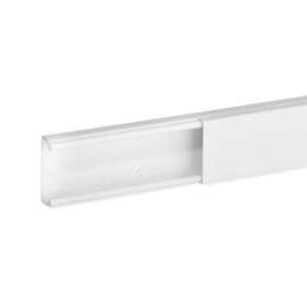 Goulotte de distribution non cloisonnable TA-E 40x17 1 compartiment blanche|Iboco-IBOB00381