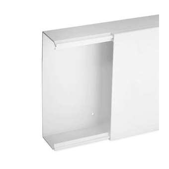 Goulotte de distribution non cloisonnable TA-E 200x60 1 compartiment blanche|Iboco-IBOB00322
