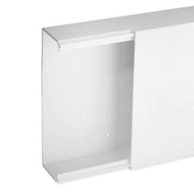 Goulotte de distribution non cloisonnable TA-E 200x60 1 compartiment blanche|Iboco-IBOB00322