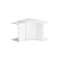 Angle intérieur variable de 70 à 120° pour TA-E 100x60 et TA-G 100x60 blanc