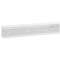 Goulotte Logix Universel - 85x50mm-1 compartiment-Sans couvercle-PVC Blanc Artic