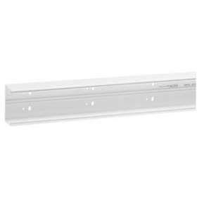 Goulotte Logix Universel - 85x50mm-1 compartiment-Sans couvercle-PVC Blanc Artic|Planet wattohm-PLW48000