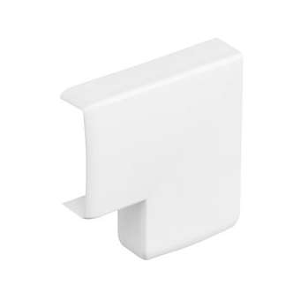 Angle plat pour moulure Keva 75mmx20mm - PVC Blanc Artic|Planet wattohm-PLW11604