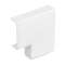 Angle plat pour moulure Keva 75mmx20mm - PVC Blanc Artic