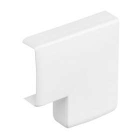 Angle plat pour moulure Keva 75mmx20mm - PVC Blanc Artic|Planet wattohm-PLW11604
