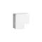 Angle plat pour TA-E 80x60 et TA-G 80x60 blanc