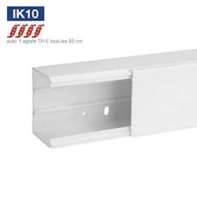 Goulotte de distribution cloisonnable TA-G 80x60 1 compartiment blanche|Iboco-IBOB01785