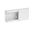 Goulotte de distribution cloisonnable TA-G 80x40 1 compartiment blanche