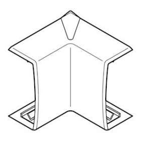 Angle intérieur Variasouple +ou-7DEG pour moulure Keva 50mmx20mm -PVC Blanc Arti|Planet wattohm-PLW11582