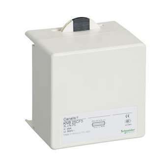 Canalis KNA - connecteur de dérivation fus. - 25A - 10x38 - 3L+N+PE - NF|Schneider Electric-SCHKNB25CF5