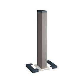 Colonnette speed TerCia CLS-C45 2 faces hauteur 650mm alu anodisé|Iboco-IBOB45305
