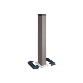 Colonnette speed TerCia CLS-C45 2 faces hauteur 650mm alu anodisé|Iboco-IBOB45305