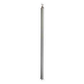 Colonne 2 cpts LOGIX 2,67m aluminium avec couvercles PVC blanc|Planet wattohm-PLWPW32321